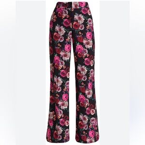 Alice + Olivia floral flared pants